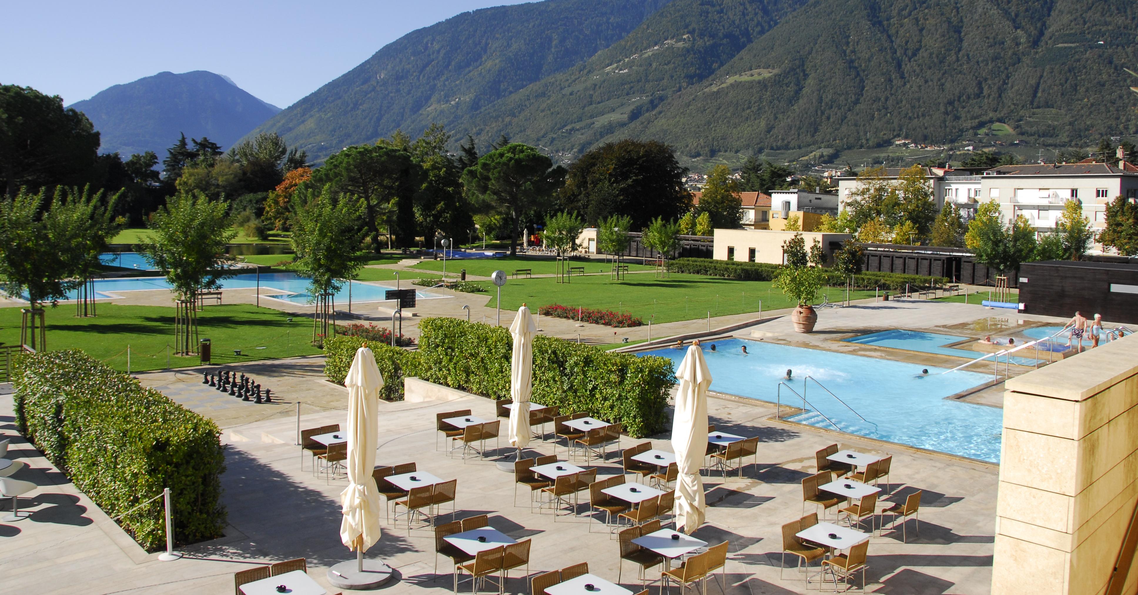 Entspannung und Spaß in der Therme Meran, Südtirol