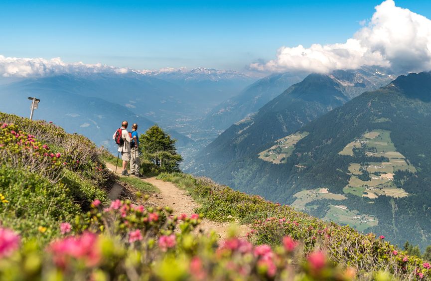 Wandern in Schenna im Hirzermassiv